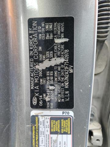 2015 KIA SOUL - KNDJN2A21F7140978