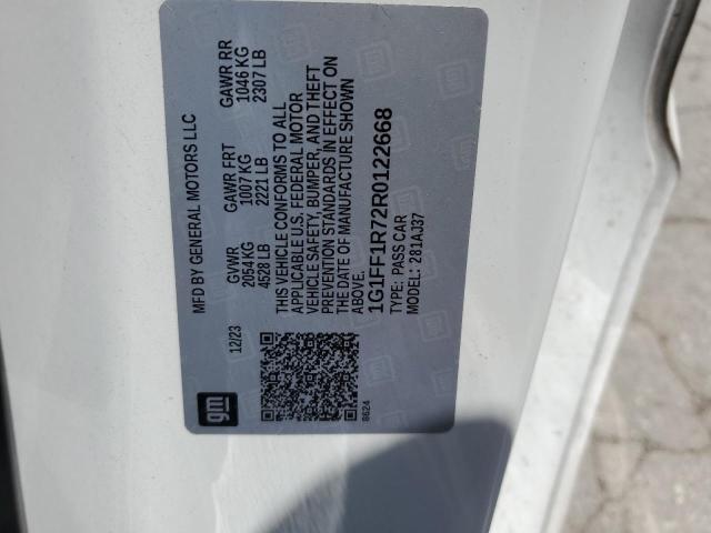 2024 CHEVROLET CAMARO LT1 1G1FF1R72R0122668