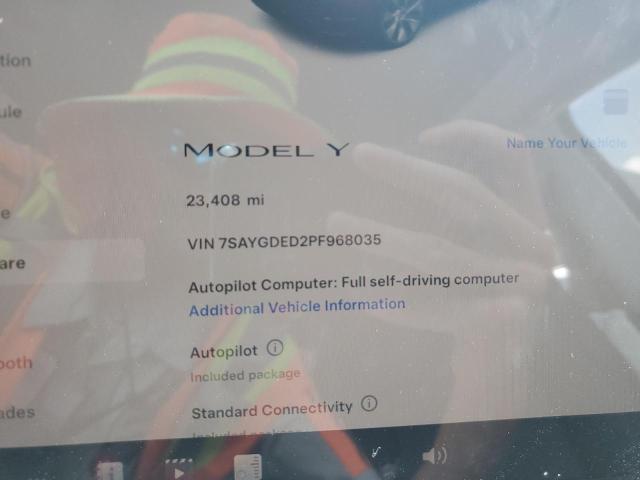 2023 TESLA MODEL Y 7SAYGDED2PF968035