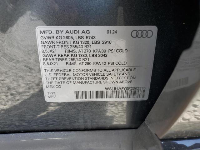 2024 AUDI SQ5 PREMIU WA1B4AFY0R2062235