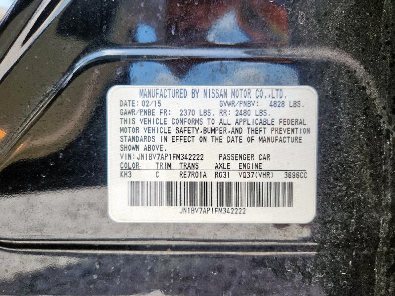 2015 INFINITI Q50 BASE JN1BV7AP1FM342222