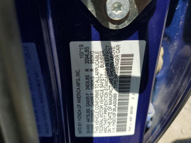 2020 HONDA ACCORD SPO 1HGCV2F36LA002489