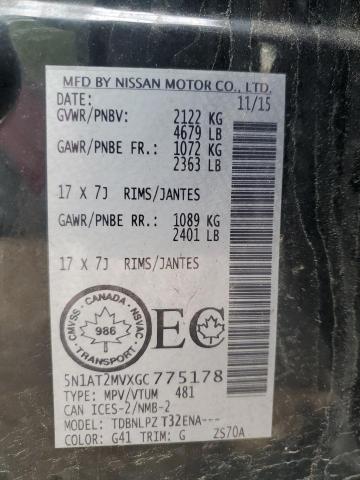 2016 NISSAN ROGUE S - 5N1AT2MVXGC775178