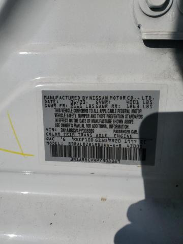 2023 NISSAN SENTRA SV 3N1AB8CV4PY308389