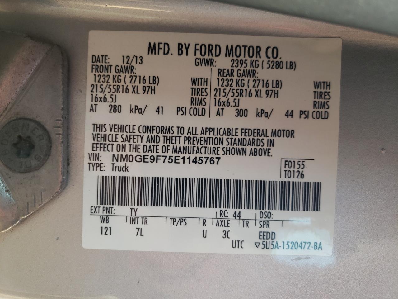 FORD TRANSIT CONNECT XLT