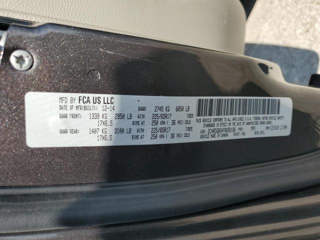 2015 DODGE GRAND CARA 2C4RDGBG4FR650186