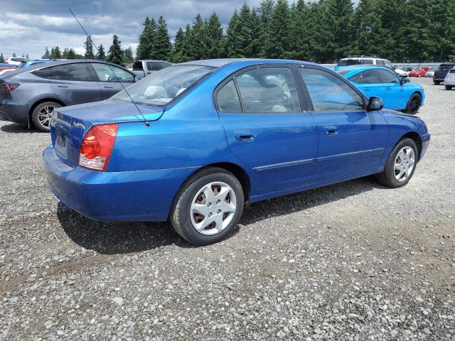 HYUNDAI ELANTRA GL 2004 blue  gas KMHDN46D34U887172 photo #4