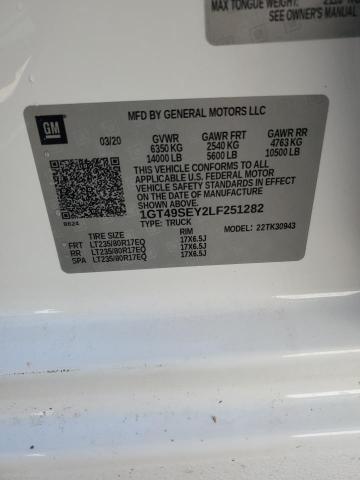 2020 GMC SIERRA K35 1GT49SEY2LF251282