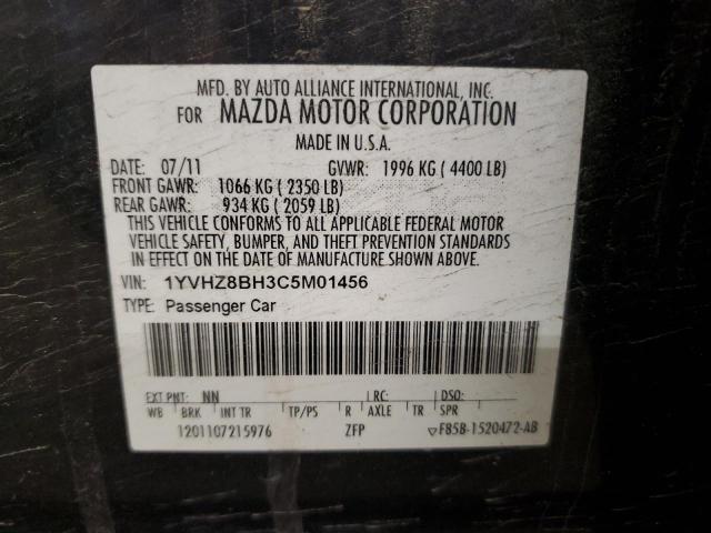 2012 MAZDA 6 I - 1YVHZ8BH3C5M01456