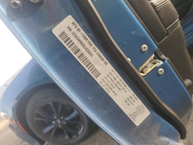 2020 DODGE CHARGER GT 2C3CDXMG5LH233331