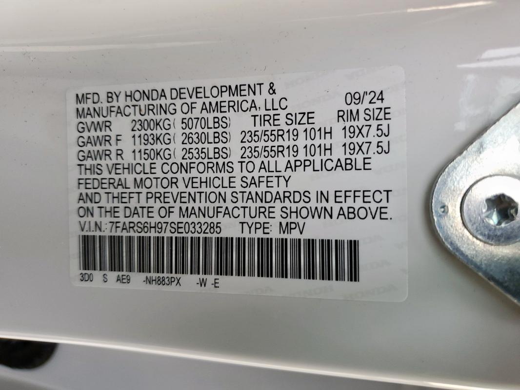 2025 HONDA CR-V SPORT 7FARS6H97SE033285
