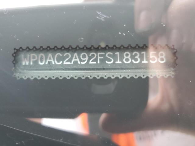 2015 PORSCHE 911 GT3 WP0AC2A92FS183158