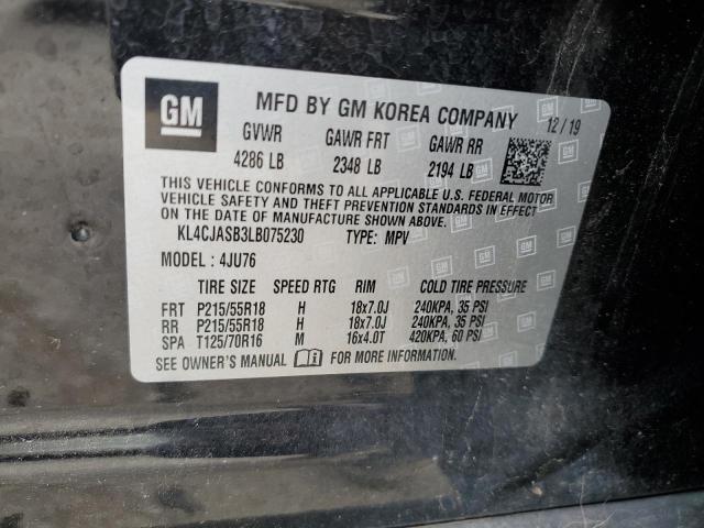 2020 BUICK ENCORE PRE KL4CJASB3LB075230