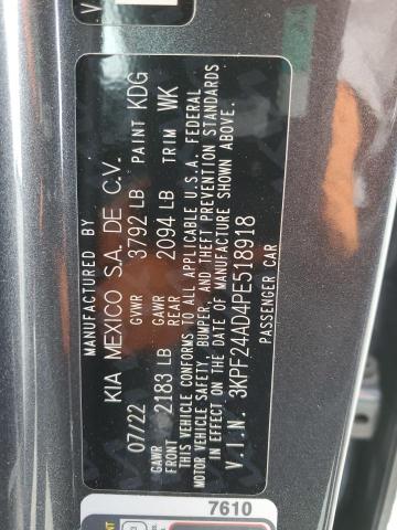 2023 KIA FORTE LX 3KPF24AD4PE518918