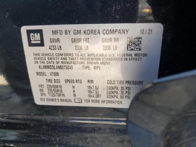 2022 BUICK ENCORE GX KL4MMDSL4NB075049
