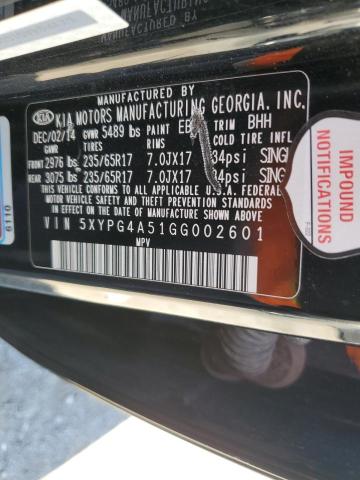 2016 KIA SORENTO LX - 5XYPG4A51GG002601
