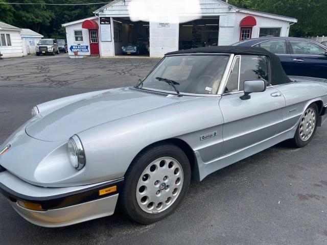 Vin: zarba5566h105xxx, lot: 63038355, alfa romeo spider quadrifoglio 19872