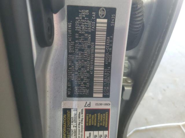2016 TOYOTA CAMRY HYBR 4T1BD1FK0GU186908