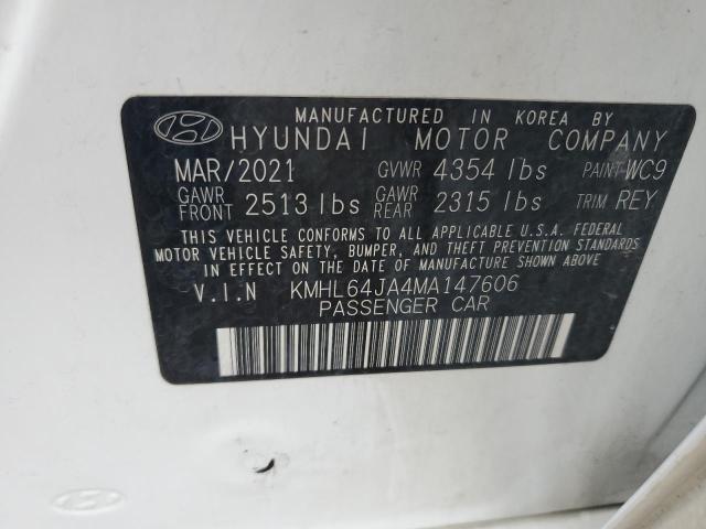 2021 HYUNDAI SONATA SEL - KMHL64JA4MA147606