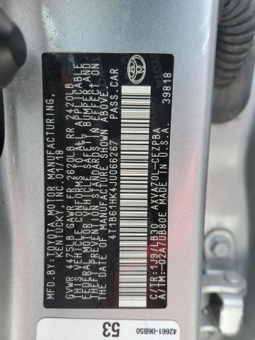 2018 TOYOTA CAMRY XSE 4T1B61HK4JU066267