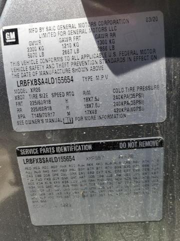 2020 BUICK ENVISION P LRBFXBSA4LD155654