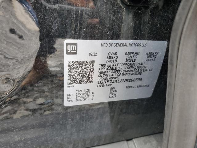 2022 GMC YUKON XL D 1GKS2JKL8NR208599