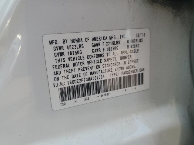 2017 ACURA ILX PREMIU 19UDE2F73HA002304