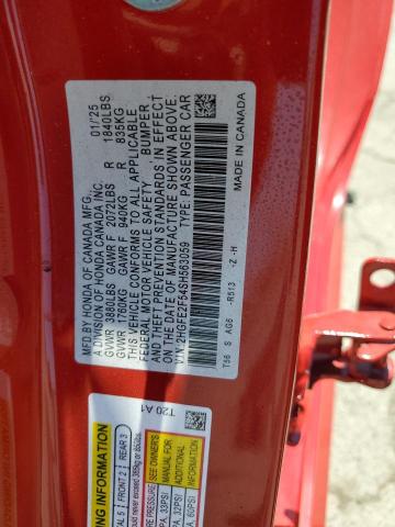 2025 HONDA CIVIC SPOR - 2HGFE2F54SH563059