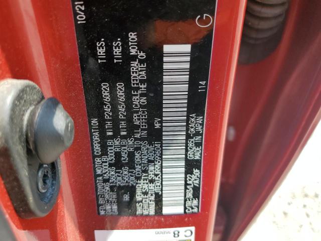 2022 TOYOTA 4RUNNER LI JTEKU5JR9N5996041