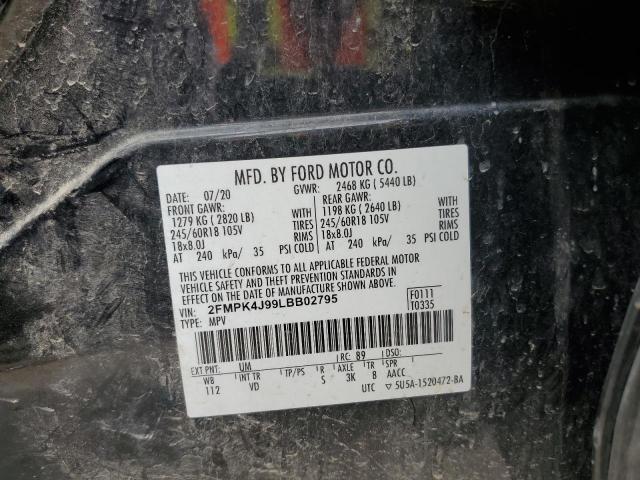 2020 FORD EDGE SEL 2FMPK4J99LBB02795