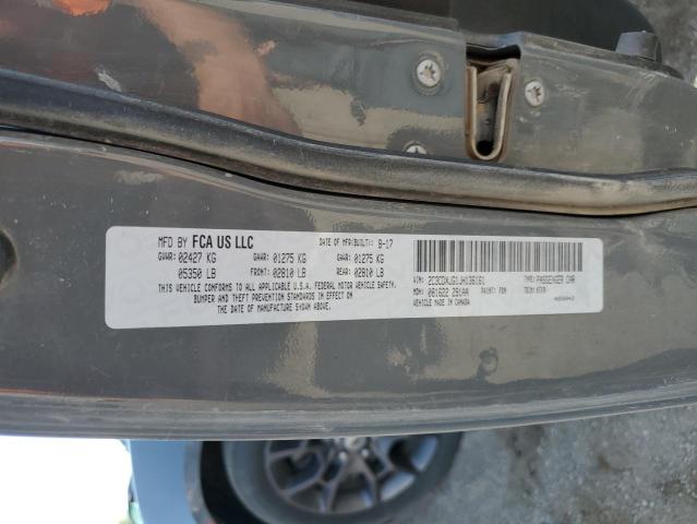 2018 DODGE CHARGER GT 2C3CDXJG1JH136161