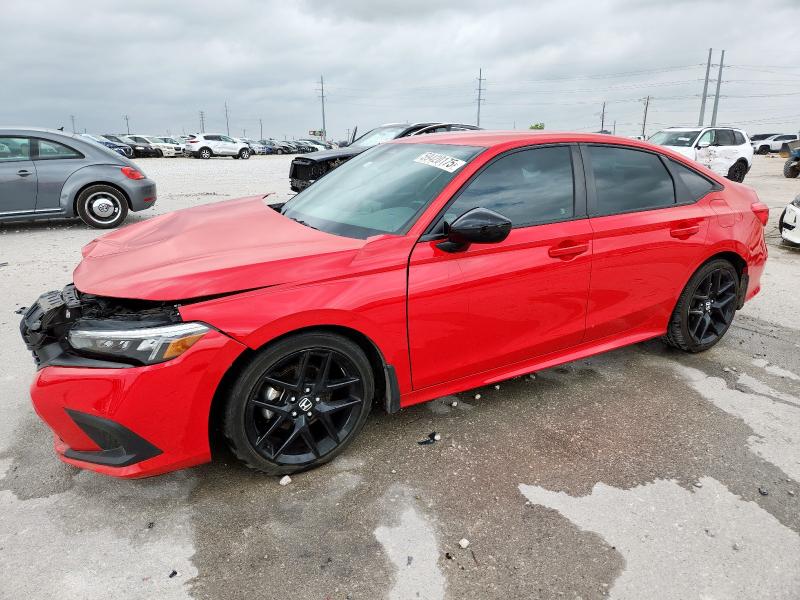 Vin: 2hgfe2f57nh602408, lot: 59420175, honda civic sport 2022 img_1