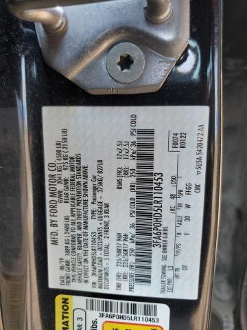 2020 FORD FUSION SE #3287696049