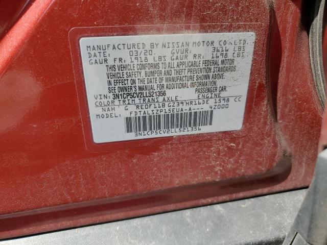 2020 NISSAN KICKS SV - 3N1CP5CV2LL521356