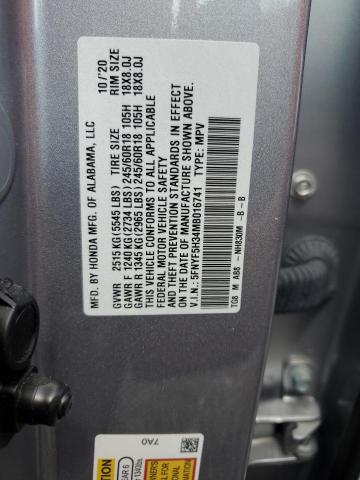 2021 HONDA PILOT EX 5FNYF5H34MB016741
