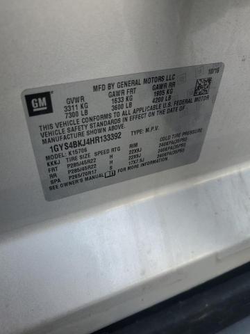 2017 CADILLAC ESCALADE L 1GYS4BKJ4HR133392