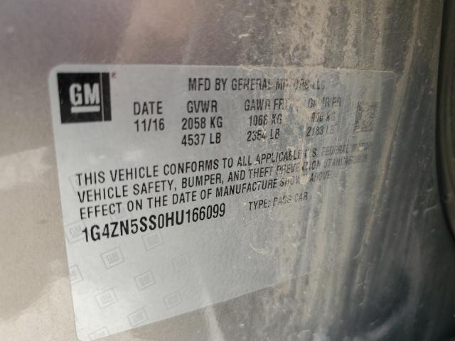 2017 BUICK LACROSSE P 1G4ZN5SS0HU166099