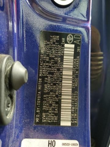 2015 TOYOTA COROLLA L - 2T1BURHE1FC438901