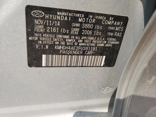 2015 HYUNDAI ELANTRA SE - KMHDH4AE2FU381181