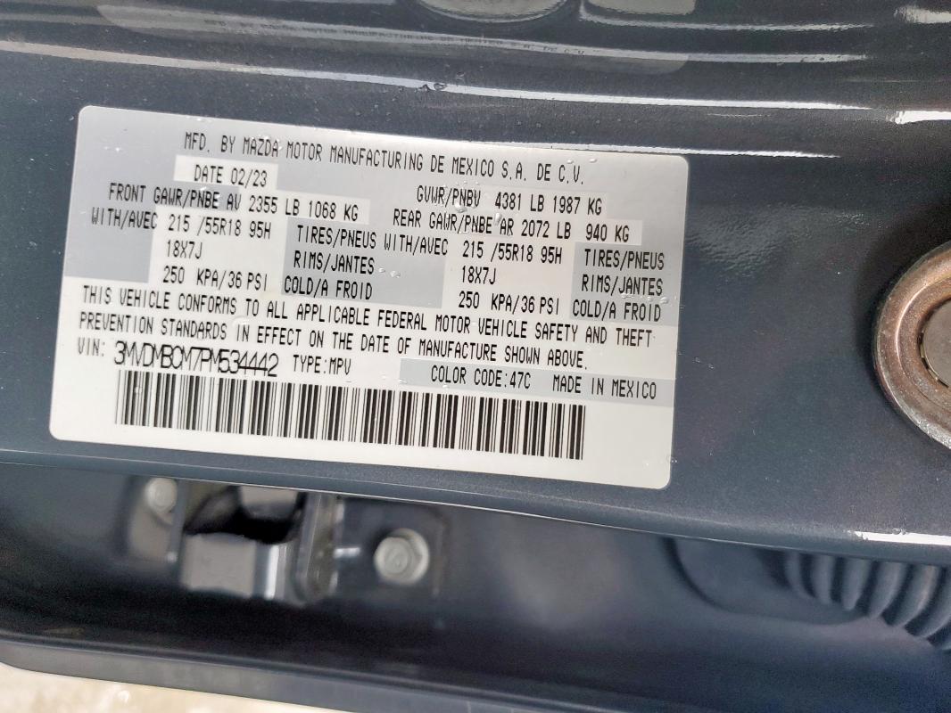 2023 MAZDA CX-30 PREF 3MVDMBCM7PM534442