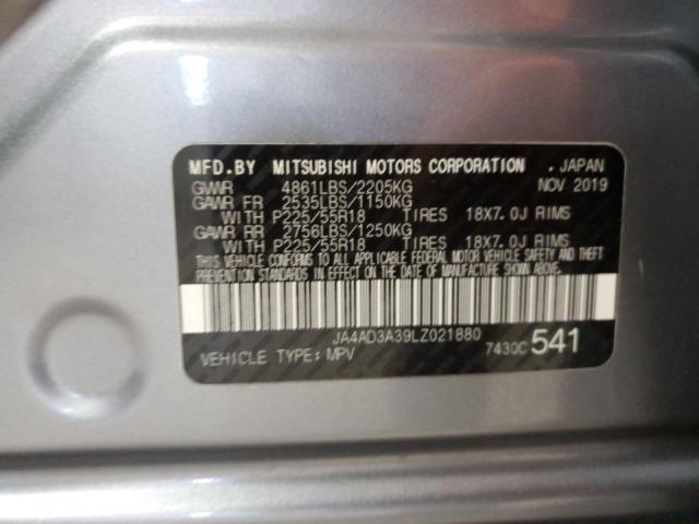 2020 MITSUBISHI OUTLANDER - JA4AD3A39LZ021880
