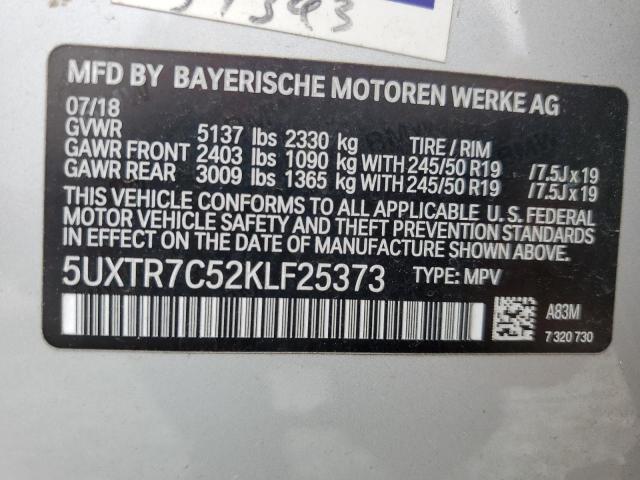 2019 BMW X3 SDRIVE3 5UXTR7C52KLF25373