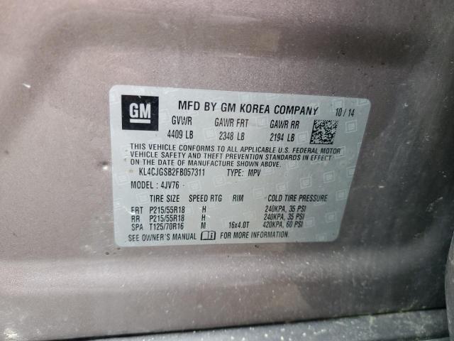 2015 BUICK ENCORE - KL4CJGSB2FB057311