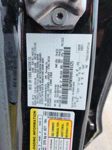 2017 FORD FUSION TIT - 3FA6P0K90HR185525