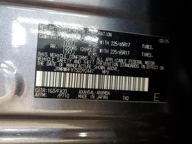 2025 TOYOTA RAV4 XLE JTMRWRFV7SD292447