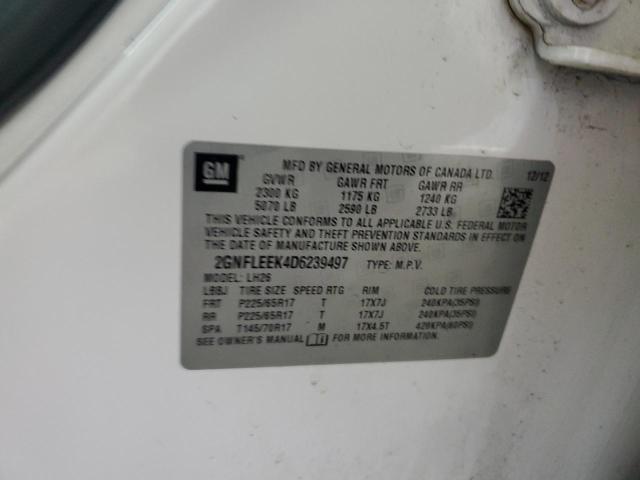 2013 CHEVROLET EQUINOX LT - 2GNFLEEK4D6239497