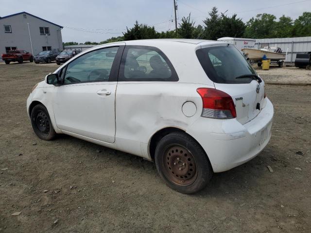 TOYOTA YARIS 2010 white  gas JTDJT4K32A5281863 photo #3