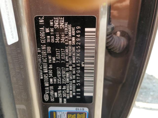 2019 KIA SORENTO LX - 5XYPG4A57KG529499
