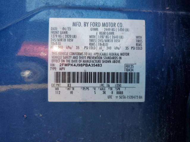 2023 FORD EDGE SEL - 2FMPK4J98PBA35483