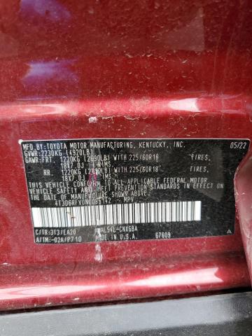 2022 TOYOTA RAV4 LIMIT 4T3D6RFV0NU085142